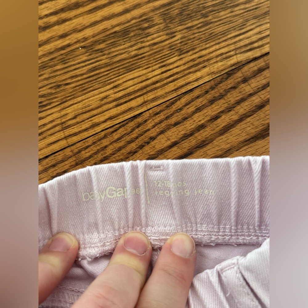Baby Gap Pink Distress Denim - Picture 3 of 6